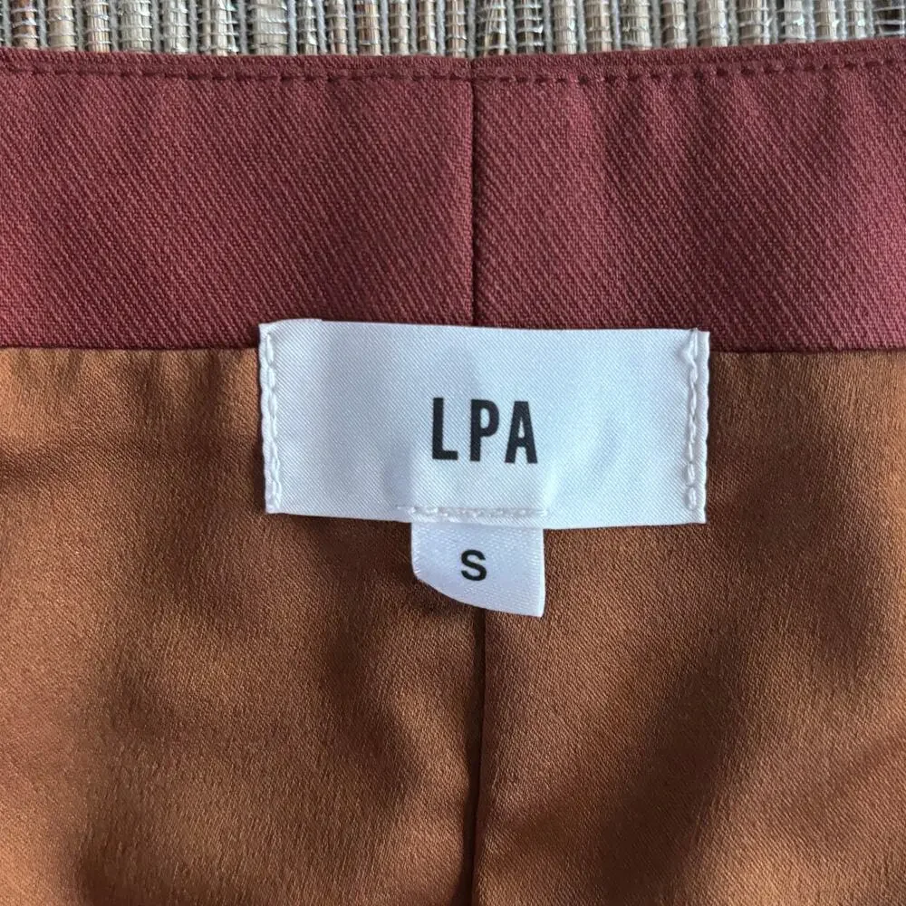 LPA x REVOLVE | Baldwin Vest Henna Rust Button Front Pockets Size Small